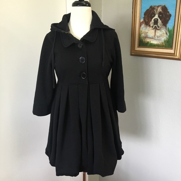 bubble hem coat